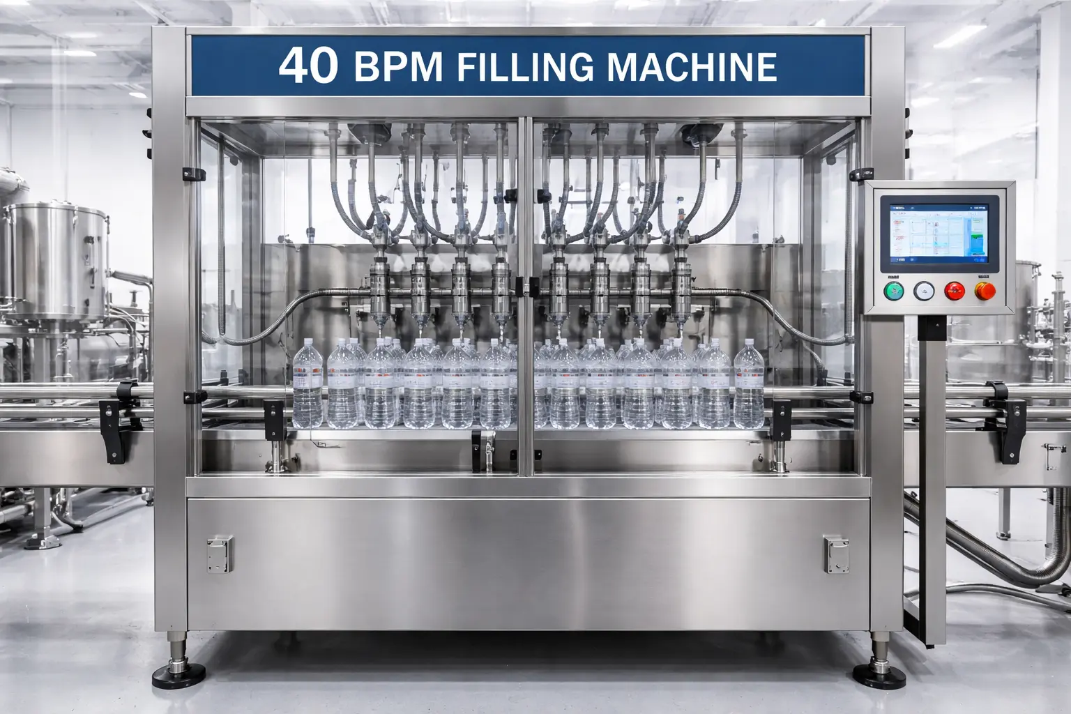 40 BPM Mineral Water Filling Machine