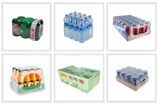 Shrink-wrapped water bottle multipacks for secondary packaging