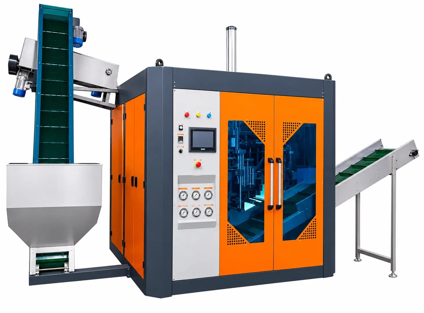 3 Cavity Auto Blow Molding Machine