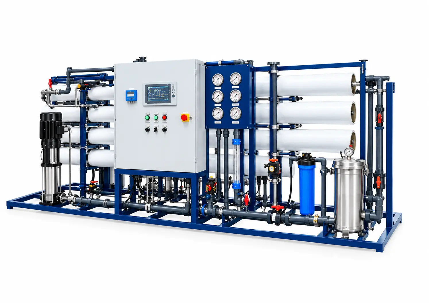 10000 LPH large industrial RO water treatment plant