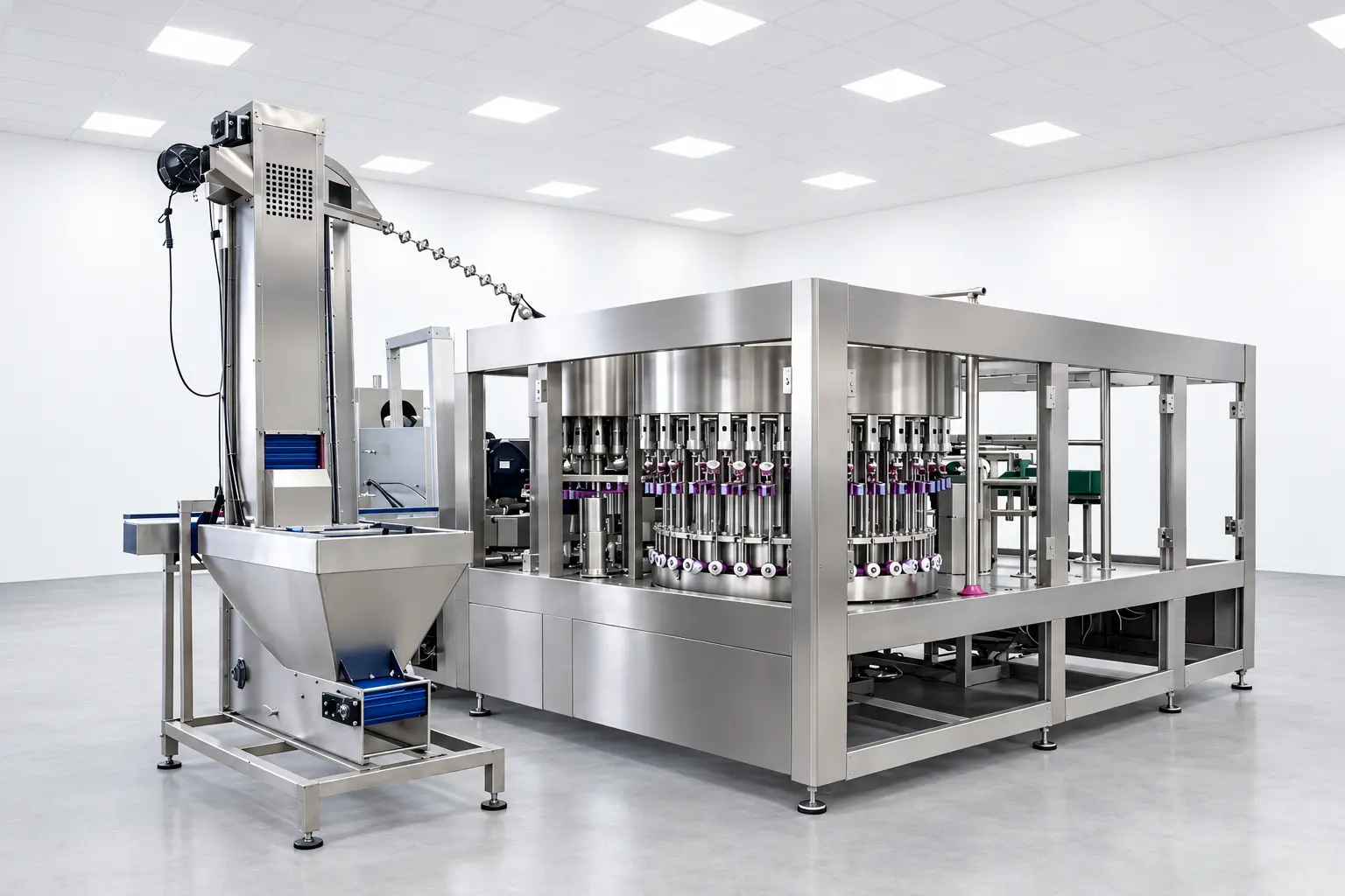 120 BPM mineral water filling machine for packaged drinking water production