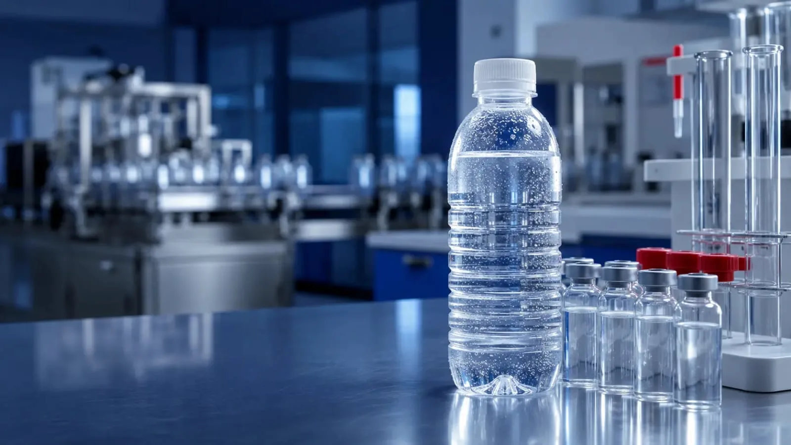 Industrial bottling machinery